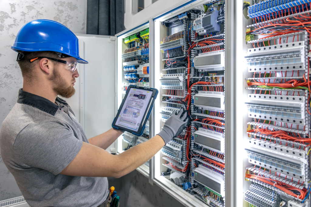 electrician-analyzing-circuit-tablet-hand-technical-preparation