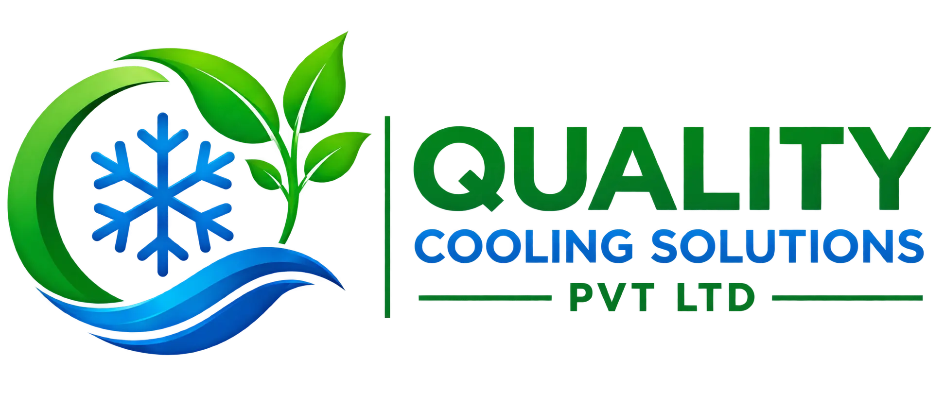 Quality Cooling solutions logo with out bg